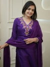 Si 296 Cotton With Embroidery Work Kurti With Bottom Dupatta Wholesale In India